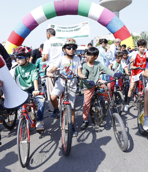 Kashmir Solidarity DHA Cycling Race